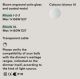 Product technical description details