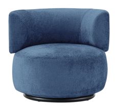 K-Waiting Armchair Chenille Blue Offer